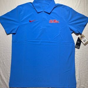 Nike Blue Ole Miss (official on field appeal) Men's Polo Shirt